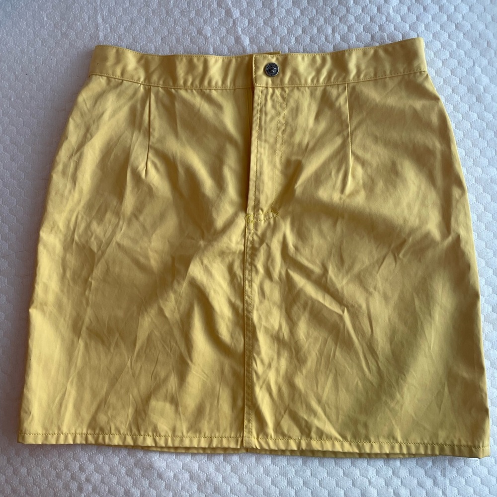 YELLOW VERSACE SKIRT